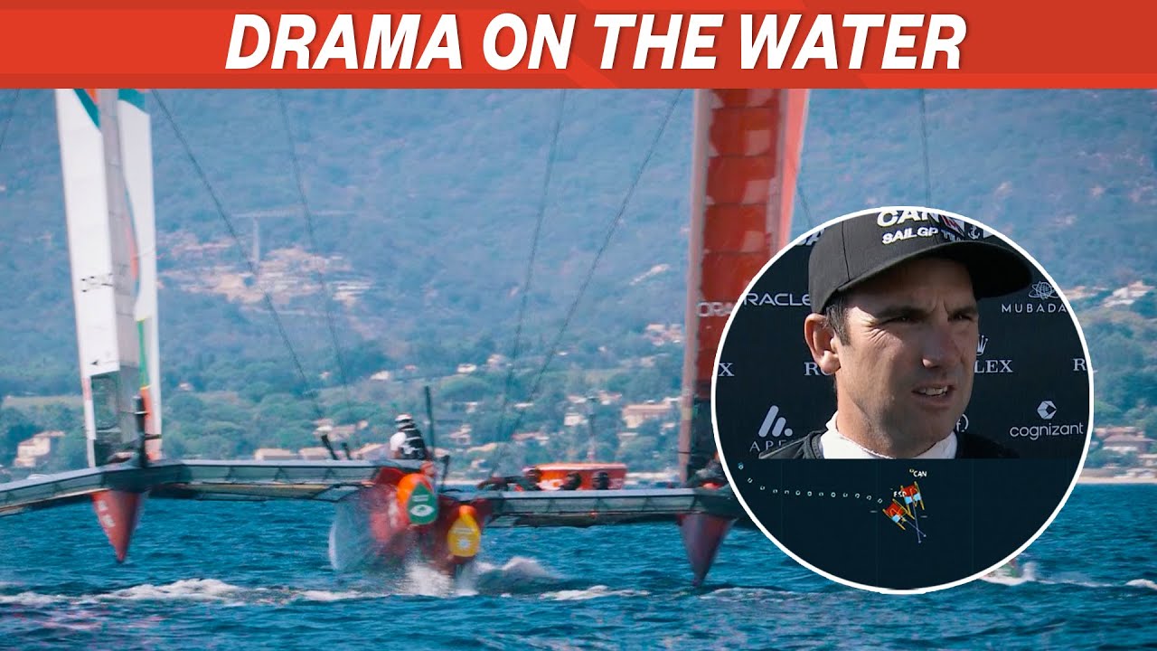 Did Canada intentionally collide with Spain in Saint Tropez? SailGP