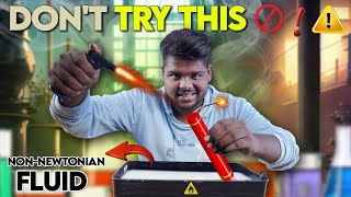 Non-Newtonian fluid vs Bomb 😱❗| Unexpected Explosion 🏃‍♂💥 | Out of Focus