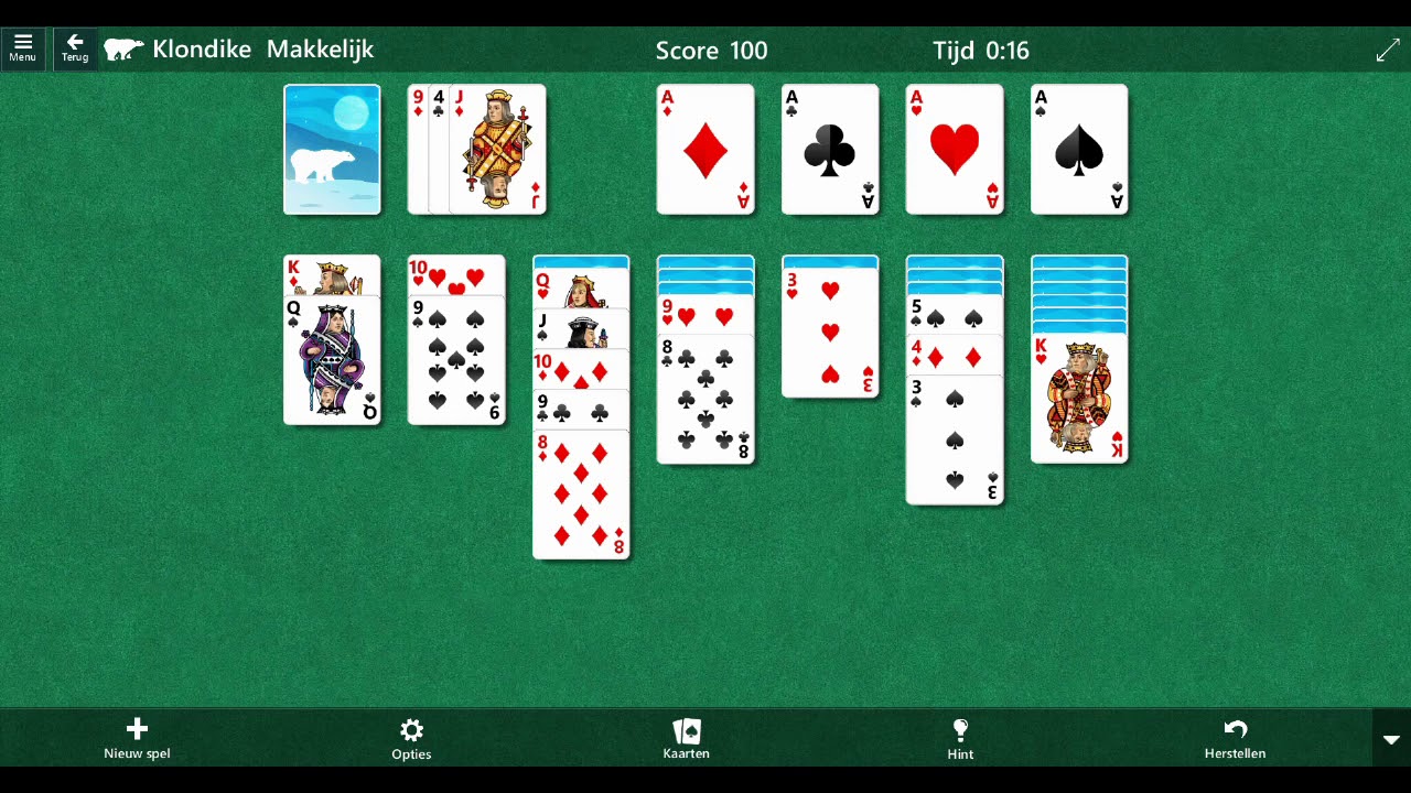 Solitaire Klondike 1 Draw 0 50 Youtube