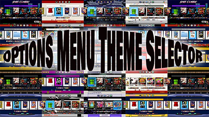 Options Menu Theme Selector Mod for NES and SNES Classic (Tutorial)