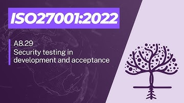 ISO 27001:2022 - A8.29 – Security Testing in Development and Acceptance