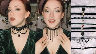 Goth Choker Haul on a Budget! w/ Gothfans