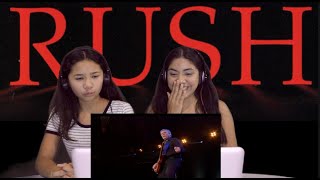 Two Girls react to Rush - Tom Sawyer (Live HD)