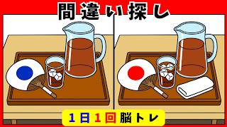 メリおまとめ　1から4の画像をご確認ください Spot the Difference Brain Training] Refreshing Summer Scenes