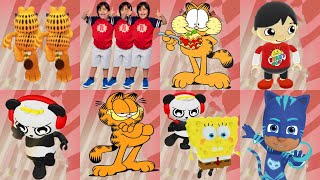 Beating The Highscore In Tag With Ryan Vs Garfield Rush - Combo Panda Vs Garfield Special Characters