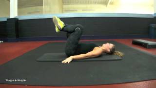 Weighted Reverse Crunch with Med Ball