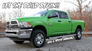 2017 6 Speed Manual g56 CUMMINS Build!!!