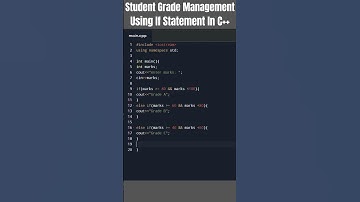 Student Grade Management System In C++