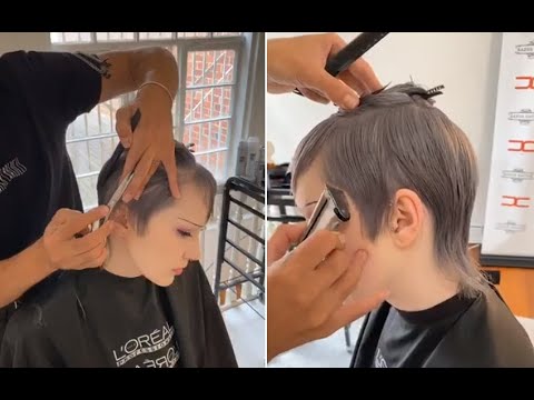 creative-short-women's-haircut-tutorial---short-layered-haircuts-tutorial