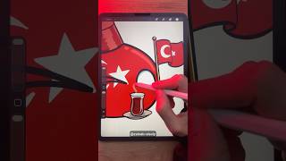 Turkiye 🇹🇷 countryball - Drawing countryballs