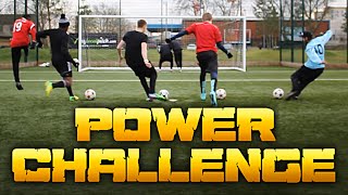 FOOTBALL POWER CHALLENGE - How Hard Can You Kick A Football?