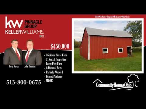 6884 Woodward Claypool Rd, Morrow, OH home video tour