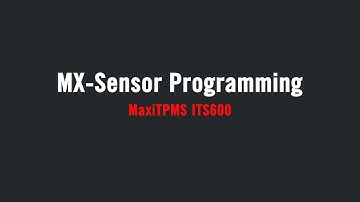 2022 Autel MaxiTPMS ITS600E | MX-Sensor Programming Demo