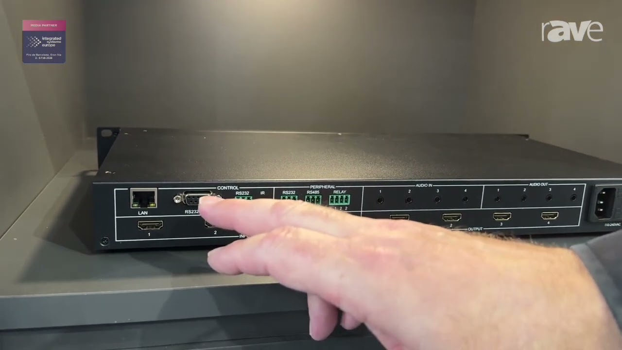 ISE 2026: SY Electronics Features SMS-44V-4K Seamless Matrix and Video Wall Controller