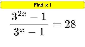 Tricky Exponential Equation | Can You Solve This? | Maths Equation | Find x | Exponents & Powers