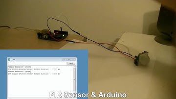PIR Sensor and arduino