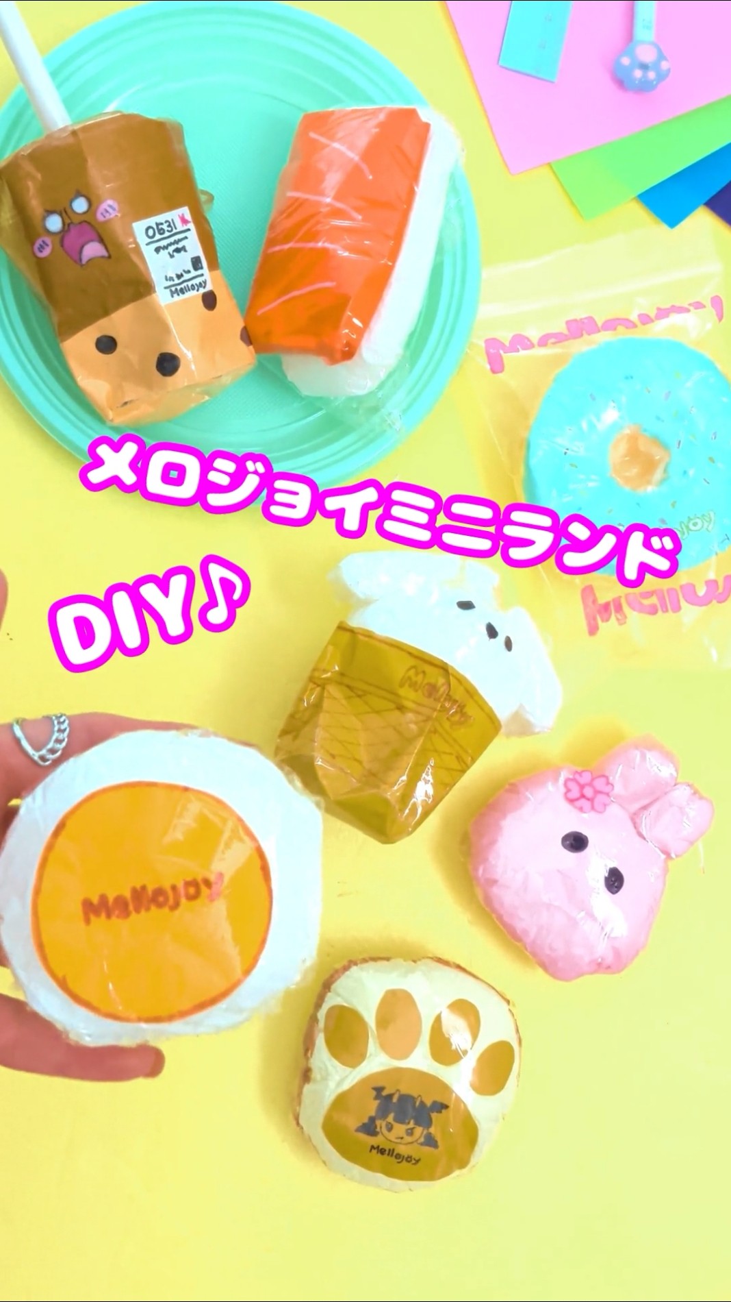 DIY💙Super Easy‼️ Handmade Mello Joy Mini Land Soufflé #Origami