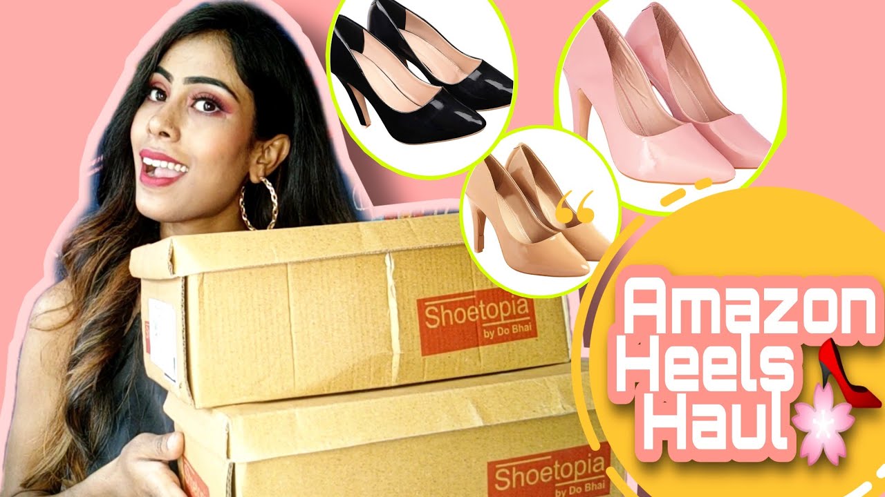 Download Amazon Heel Haul| Shoetopia Heel haul| Amazon heel haul under ₹900/| Snazzy Samaira|