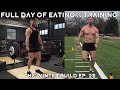 FULL DAY OF EATING &amp; TRAINING | The Winter Build EP. 25