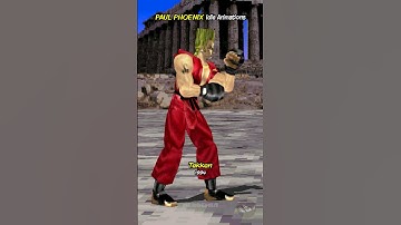 Paul Phoenix idle animations 1994-2024