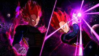Super Saiyan God Ultra Supervillain Vegeta All Animations | Dragon Ball Legends x Xenoverse Collab 🔥