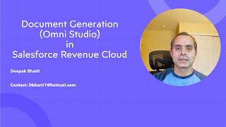 Document Generation(Omni Studio) in Salesforce Revenue Cloud Net Worth