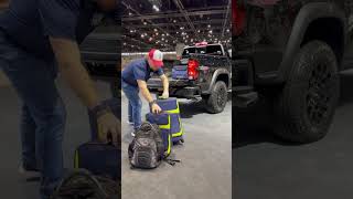 2023 chevy colorado trail boss luggage test