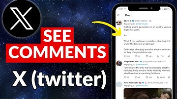 How To See X (Twitter) Comments 2024