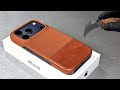 iPhone 17 Pro Deep Blue Unboxing 1TB + Accessories (Leather Nylon Fabric Case) Aesthetic ASMR