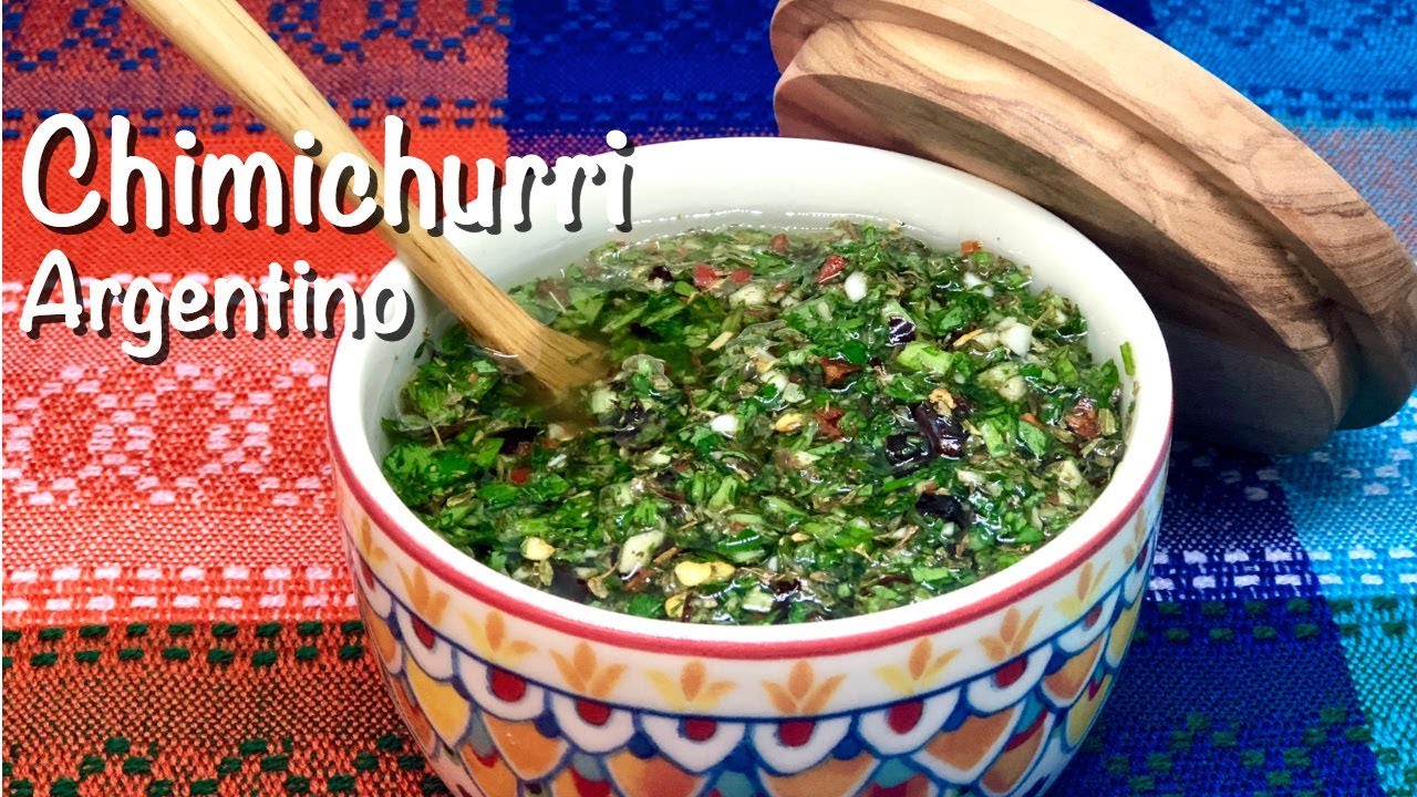 CHIMICHURRI ARGENTINO ?? - Receta para hacer chimichurri argentino (#57)  - YouTube