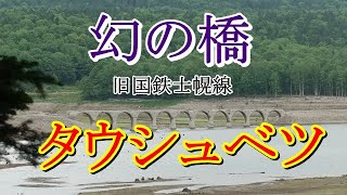 旧国鉄 士幌線 タウシュベツ川橋梁　北海道 上士幌町