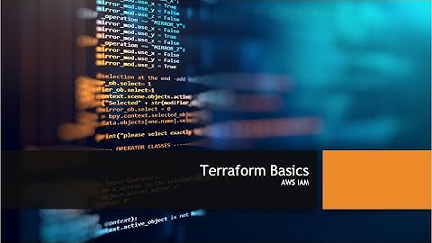 Terraform 05 - Configure Identity and Access Management (IAM) on AWS via Terraform