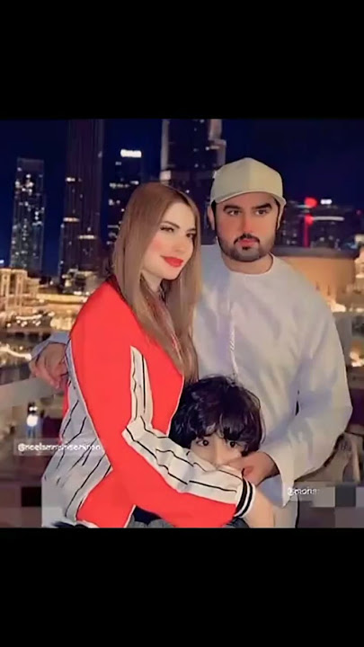 Neelam Muneer With Husband #neelammuneerkhan #mohammadrashid#nephew #wedding #dubai #actress