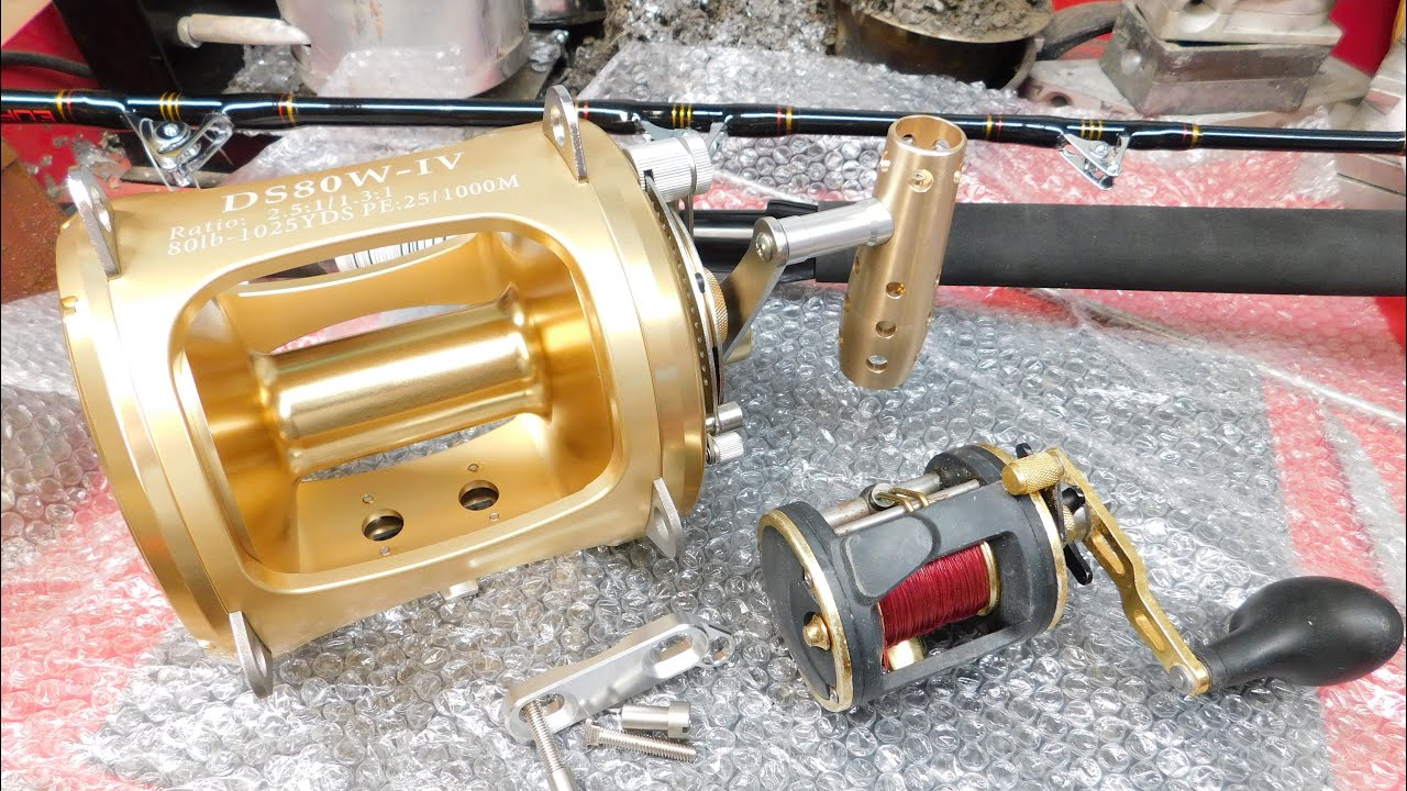 Unboxing my Chinese 80W big game shark reel Part 2 SHAARK!!! We Need a  Bigger Reel!!! @kintakintyea 