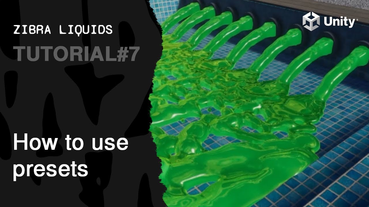 Zibra Liquids - Tutorial 7. How to use presets? | Unity 3D - YouTube