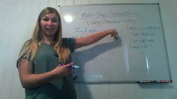 Dimensional Analysis - Using Compound Units (Converting mph to m/s)