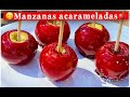 COMO HACER UNAS MANZANAS CON CARAMELO MUY FACIL RICAS Y RAPIDO