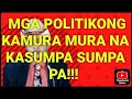 Mga politiko noon kagalang galangmga politiko ngayon kabastos bastos na kamura mura pa