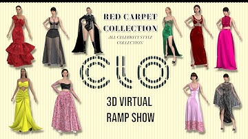 3D Virtual Ramp Show // CLO 3D // FASHION DESIGNER // FASHION SHOW