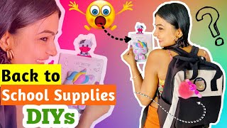 DIY Back to School Supplies😱#crafteraditi #diy #schoolsupplies #shorts #backtoschool @CrafterAditi