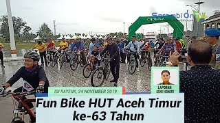 Fun Bike Hut Aceh Timur ke-63 Tahun Berhadiah Utama Tiga Sepeda Motor