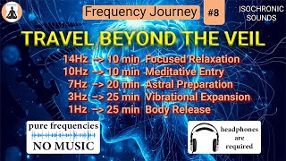 Frequency Journey  #8 | Astral Drift | From 14Hz to 1Hz