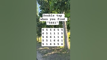 Observation Visual Test: 5 Seconds For You To Spot 5661. Try Your Skills!  #search #puzzle #shorts