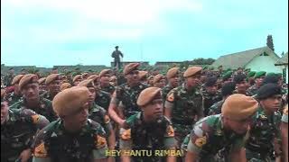 TARUNA AKMIL TINGKAT 4 YEL-YEL MENGGUNAKAN BARET KECABANGAN KORPS