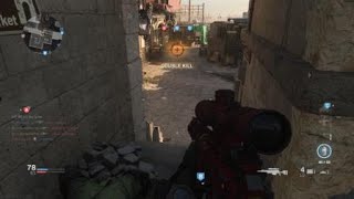 Call of Duty MW no scope double kill