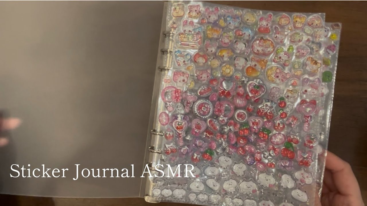 Sticker Journal ASMR | no talking