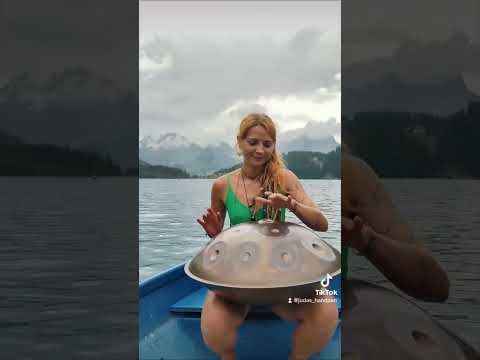 Enjoying the Alps 🇨🇭😊🍀🎶🌀 #handpan #music #nature
