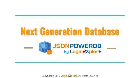 Introduction to JsonPowerDB