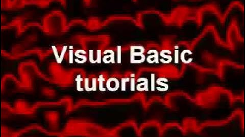 VB6 Tutorials #5: how to make a youtube notepad