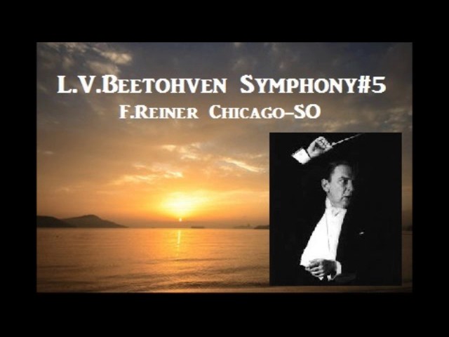 Beethoven - Symphonie n°5: 2 derniers mvts : Symph Chicago / F.Reiner